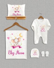 Sevimli Fil Tasarımı  5'li Organik Hastane Çıkışı