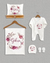 Tüylü Çiçek Tasarımı  5'li Organik Hastane Çıkışı