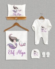 Deniz Kızı Tasarımı  5'li Organik Hastane Çıkışı