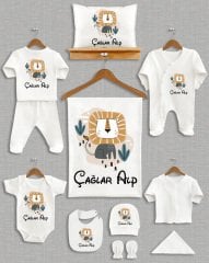 Sevimli Aslan Tasarımı 11'li Organik  Hastane Çıkışı