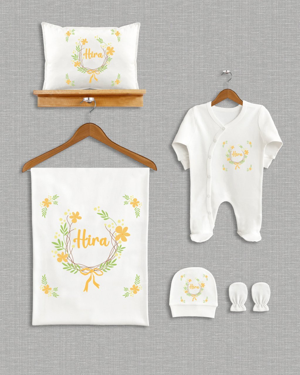 Çiçek Çelenk Tasarımı  5'li Organik Hastane Çıkışı