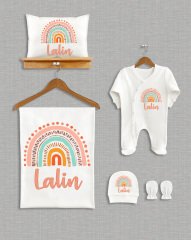 Gökkuşağı Tasarımı  5'li Organik Hastane Çıkışı