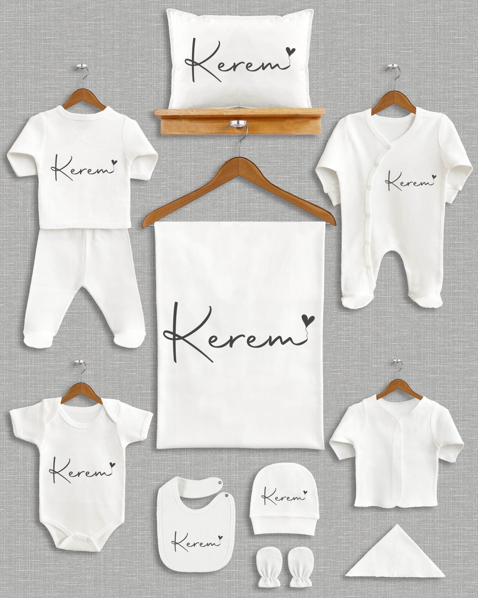 İsim Tasarımı 11'li Organik İsme Özel Hastane Çıkışı