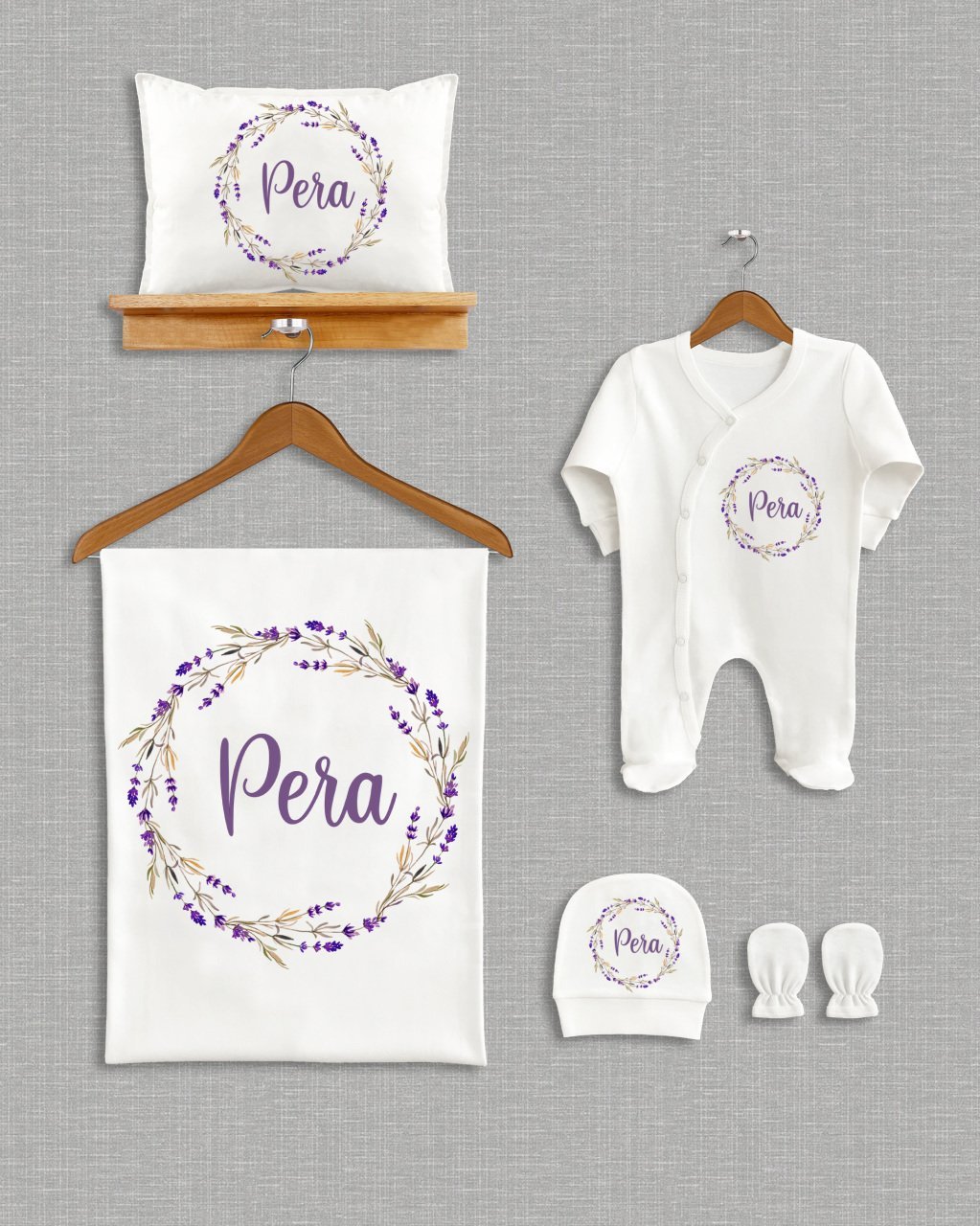 Çiçek Çelenk Tasarımı  5'li Organik Hastane Çıkışı