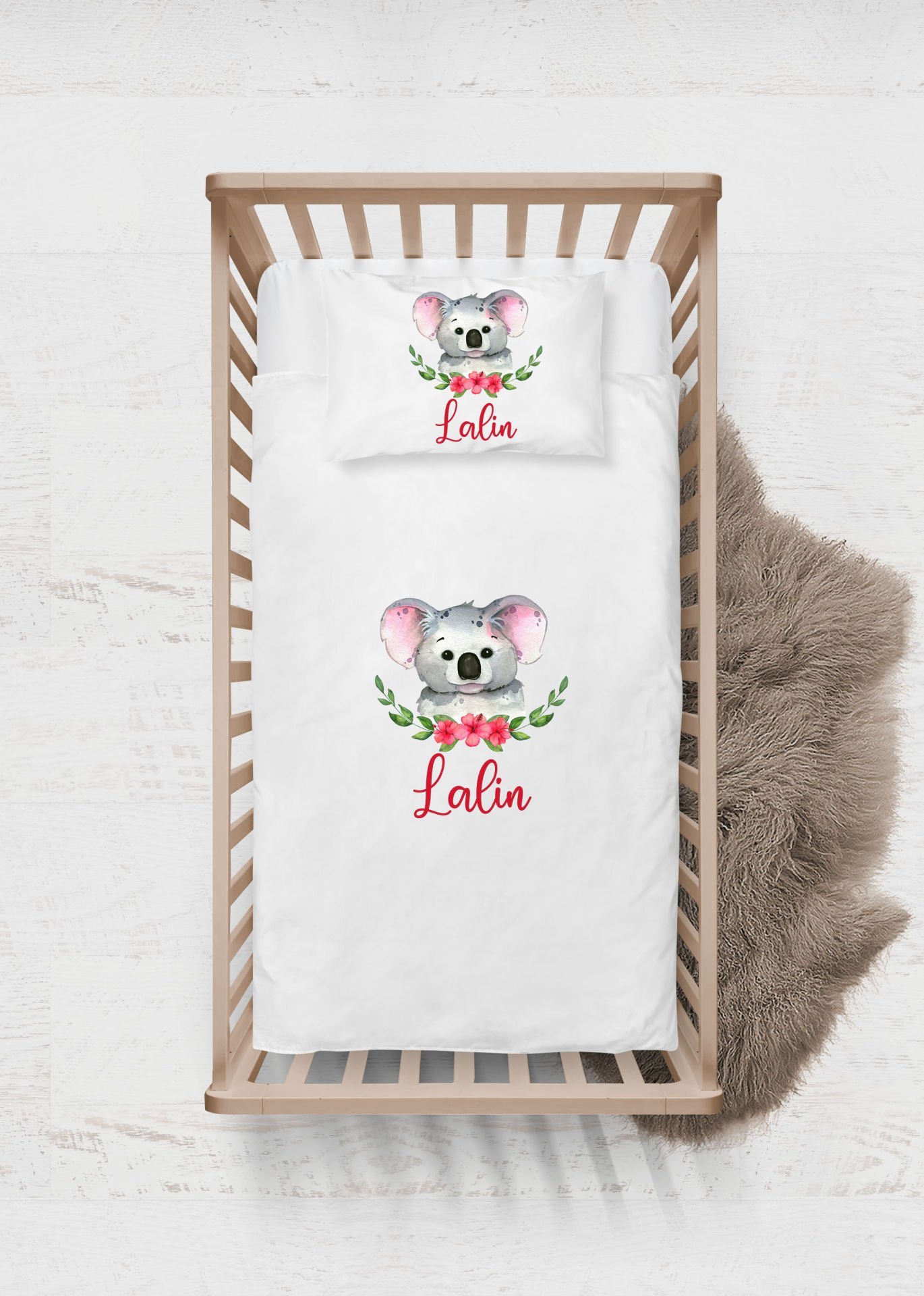 Sevimli Koala Tasarımı Nevresim Takımı