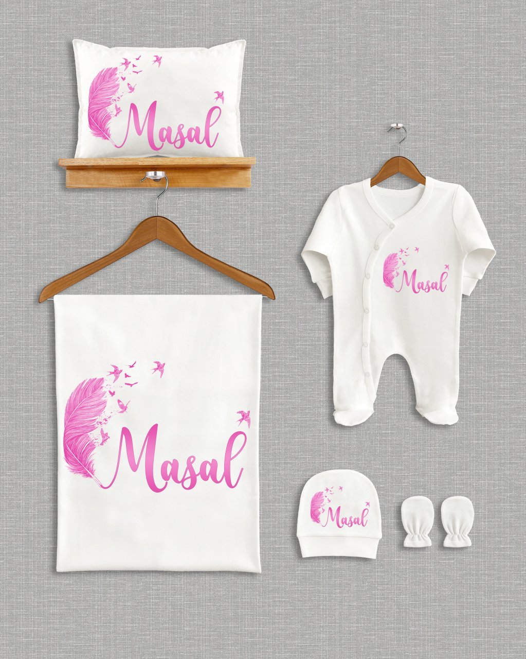 Tüy  Tasarımı  5'li Organik Hastane Çıkışı