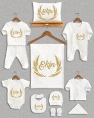 Ekin Başakları Tasarımı 11'li Organik  Hastane Çıkışı