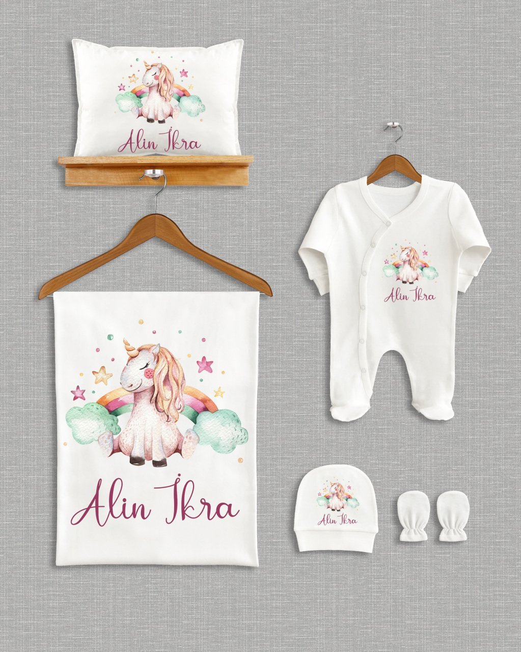 Unicorn Tasarımı  5'li Organik Hastane Çıkışı