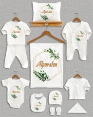 Yeşil Yaprak Tasarımı 11'li Organik  Hastane Çıkışı