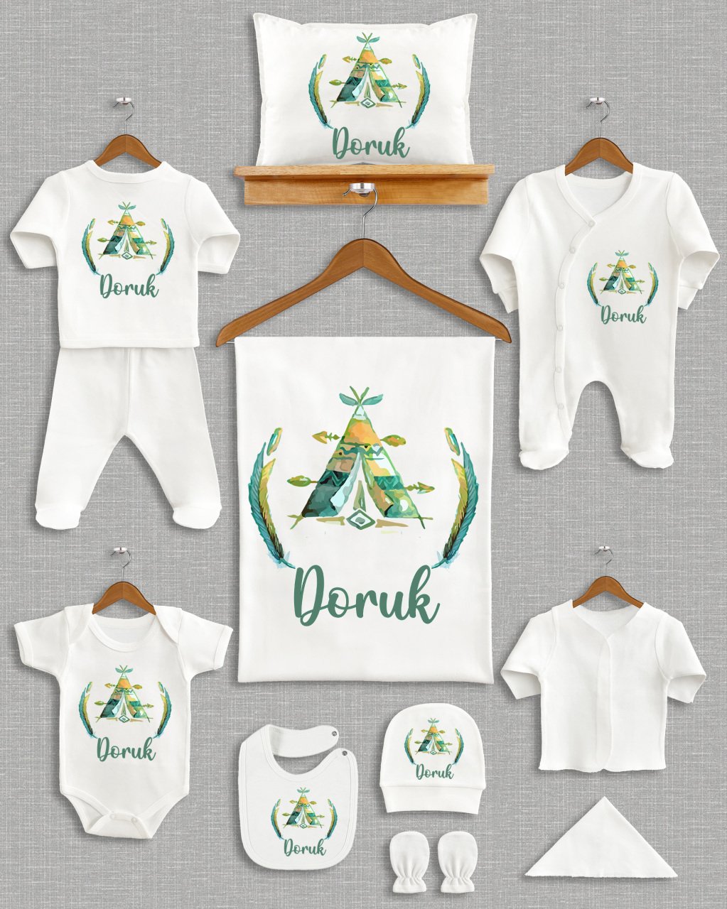 Yeşil Çadır Tasarımı 11'li Organik  Hastane Çıkışı