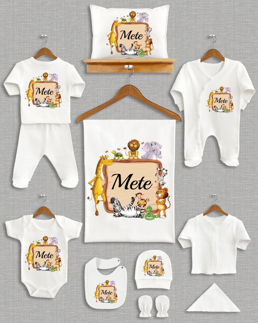 Animal Tasarımı 11'li Organik  Hastane Çıkışı