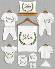 Çelenk Tasarımı 11'li Organik İsme Özel Hastane Çıkışı