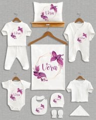 Gül Kurusu Çiçek Çelenk Tasarımı 11'li Organik  Hastane Çıkışı