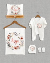 Çiçek Çelenk Tasarımı  5'li Organik Hastane Çıkışı