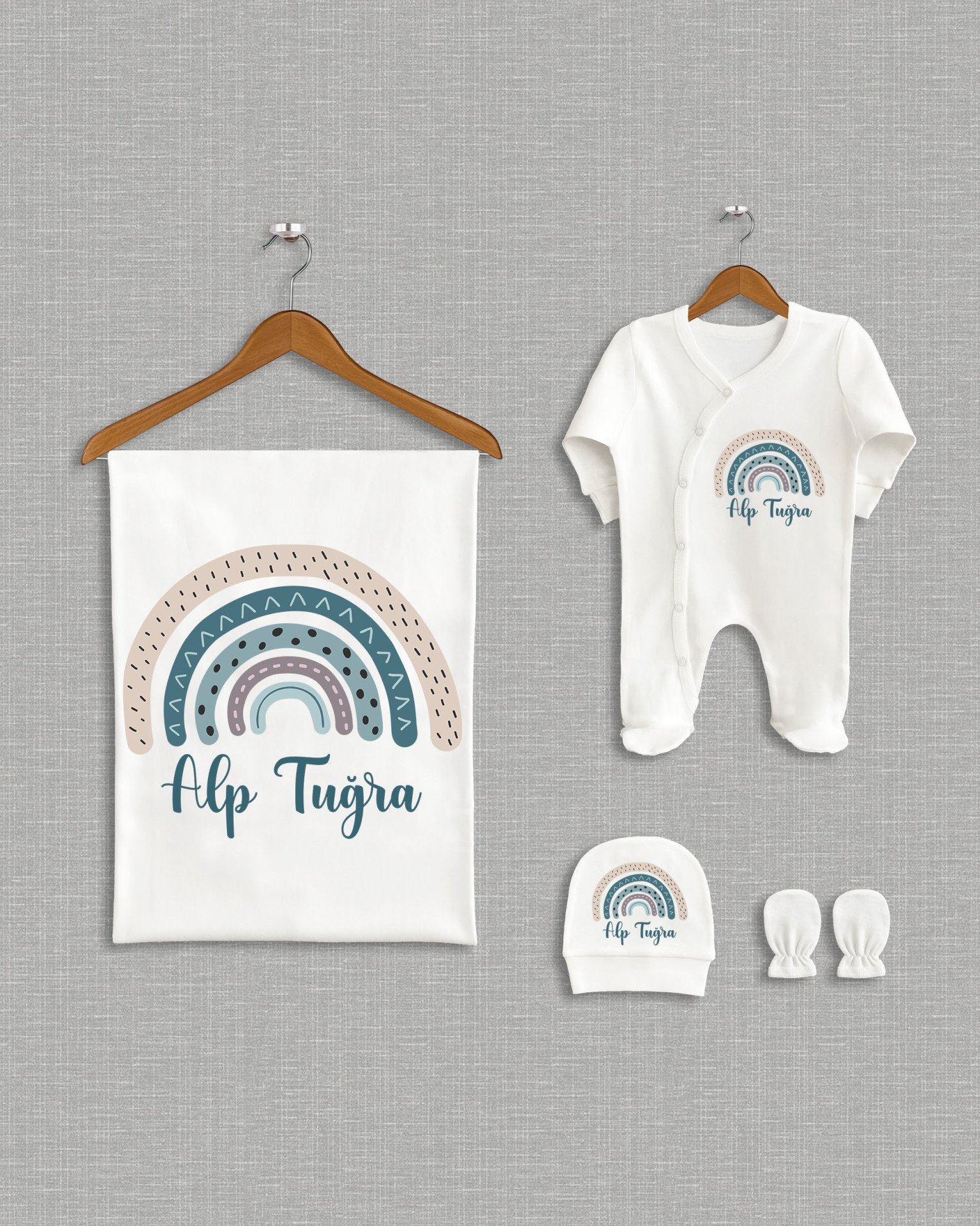 BATTANİYE TULUM ŞAPKA ELDİVEN SETİ