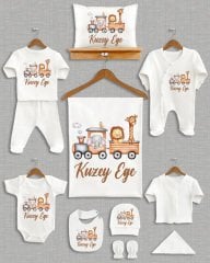 Sevimli Hayvanlar Tasarımı 11'li Organik  Hastane Çıkışı