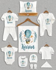 Yapraklı Uçan Balon Tasarımı 11'li Organik  Hastane Çıkışı