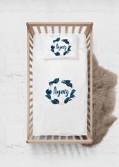 Yaprak Çelenk Tasarımı Nevresim Takımı