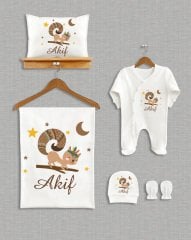 Sevimli Hayvan Tasarımı 5'li Organik Hastane Çıkışı