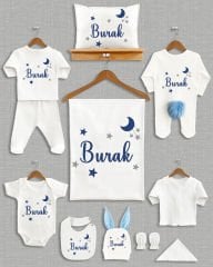 Yıldız Tasarımı Ponponlu Tavşan Kulaklı 11'li Organik Hastane Çıkışı