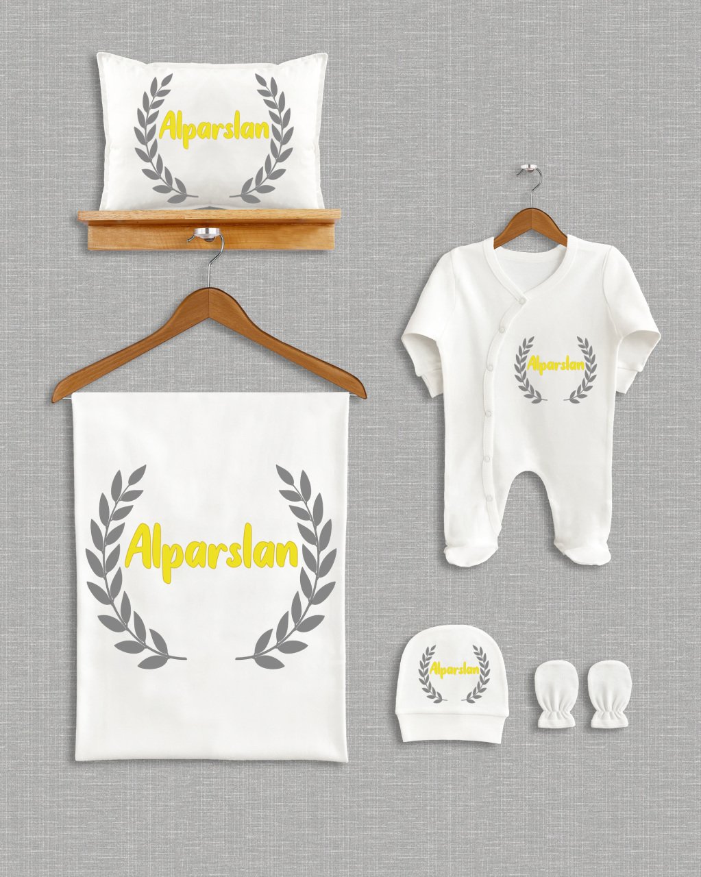 Çelenk Tasarımı 5'li Organik Hastane Çıkışı