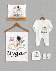 Astronot Temalı 5'li Organik Hastane Çıkışı