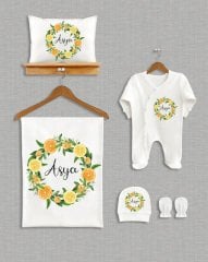 Limon Çelenk Tasarımı 5'li Organik Hastane Çıkışı