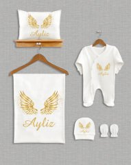 Melek Kanadı Tasarımı 5'li Organik Hastane Çıkışı